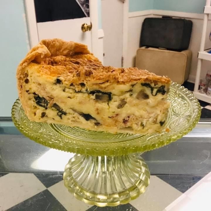 baked quiche from our Hampton Bakery