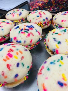 Confetti whoopie pies